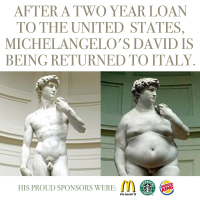 After a Two Year Loan to the US Michelangelo's David is returning to Italy